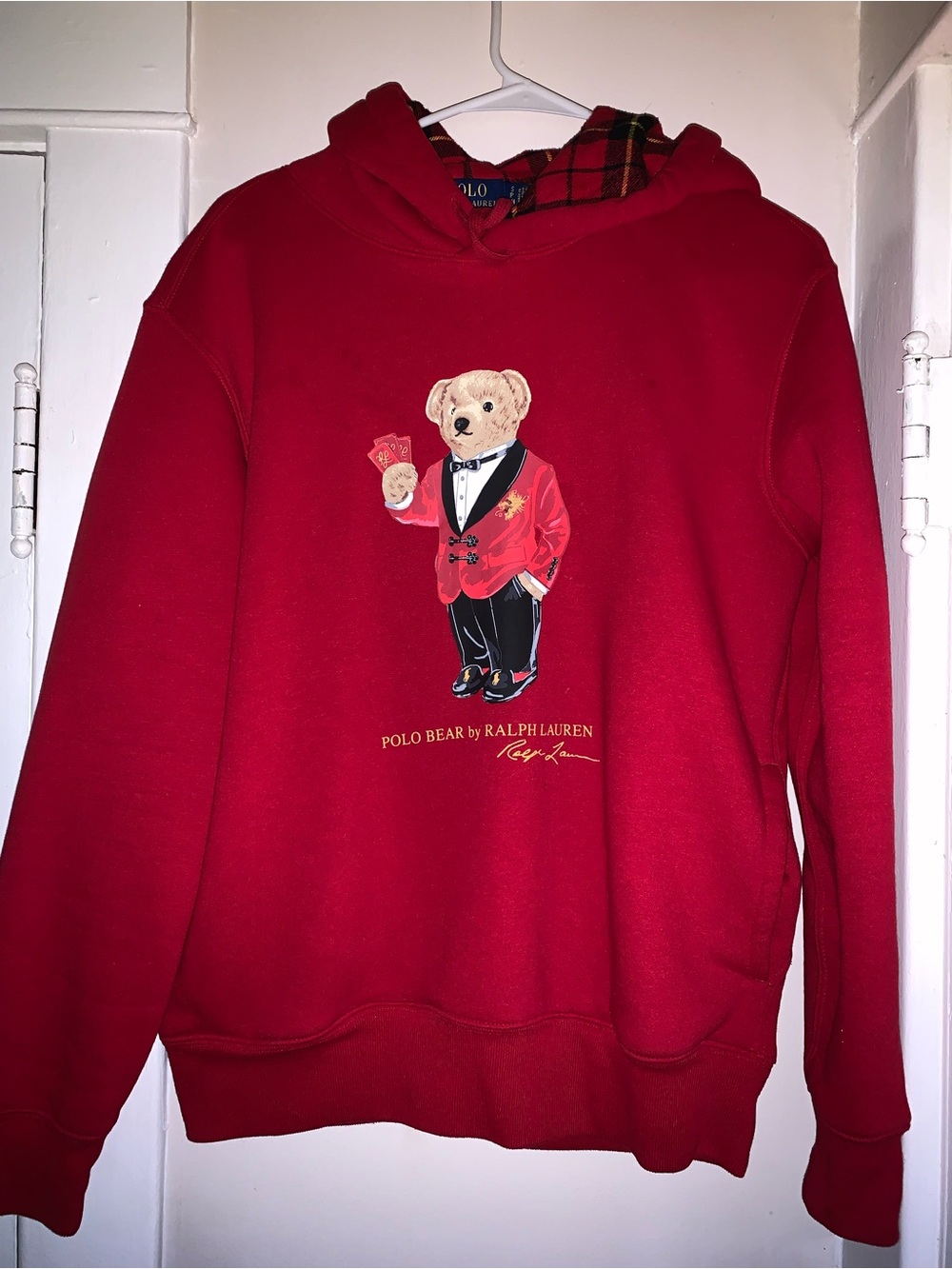 Polo by Ralph Lauren Red Bear Graphic Hoodie